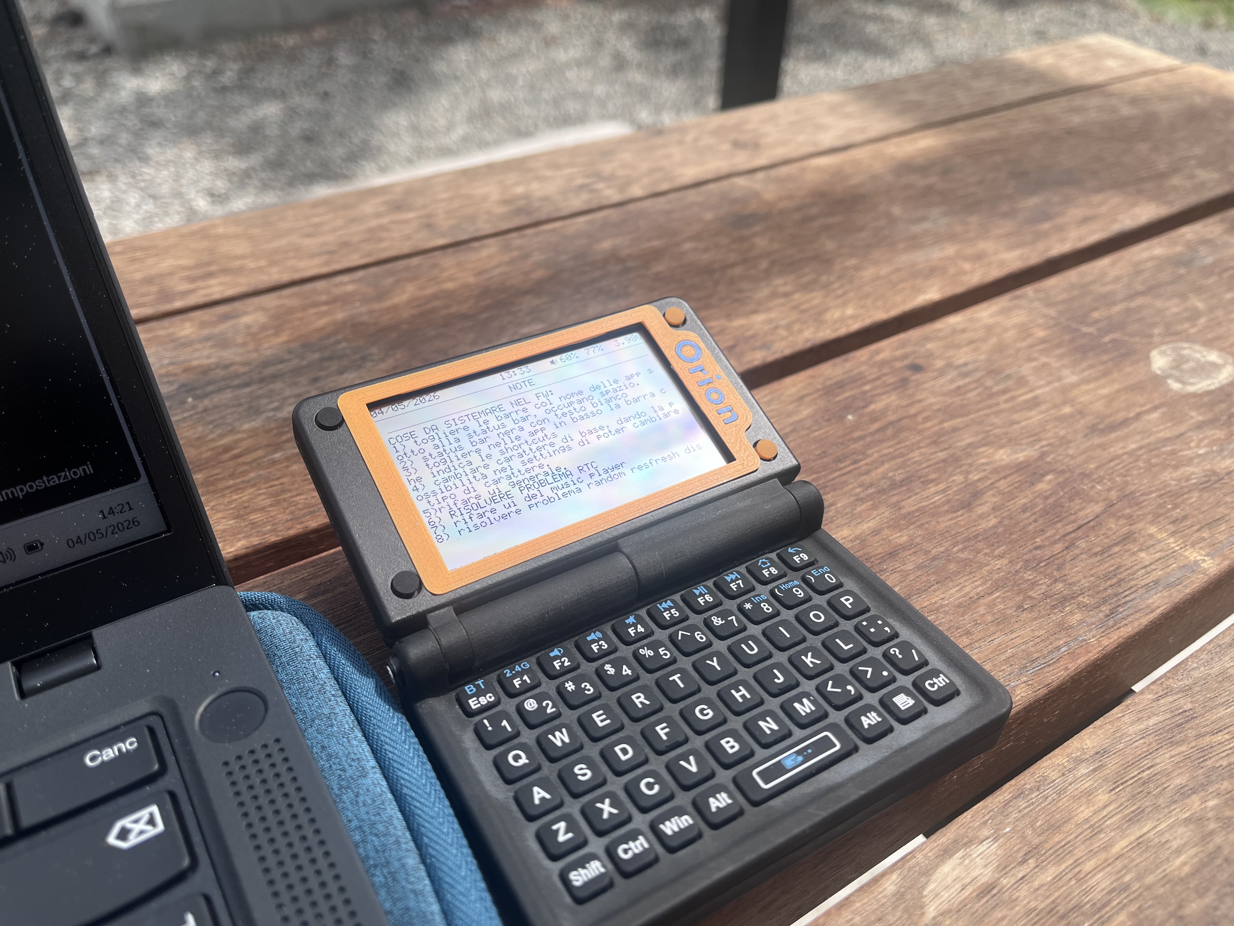 Orion PDA — pocket computer minimal
